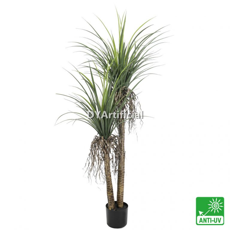 Artificial Yucca Plants Tree Double Trunk Green 180CM Indoor Outdoor