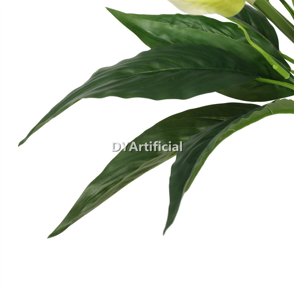 dlva 97 artificial spathiphyllum patinii 47cm white 4