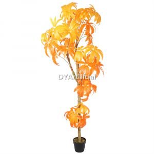 dyl 261 artificial peacock tree 220cm height yellow