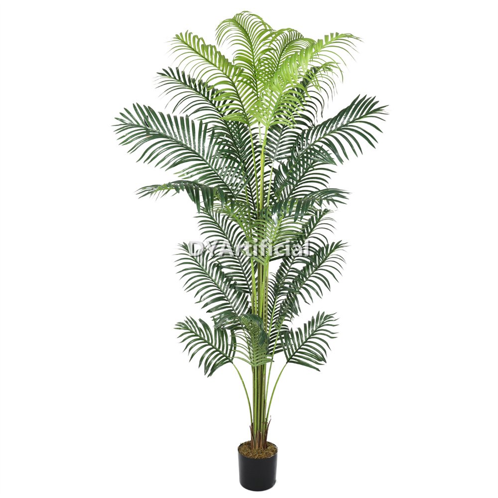 tcb 48 artificial hawaii kwai palm tree 240cm indoor 20 leaves 1