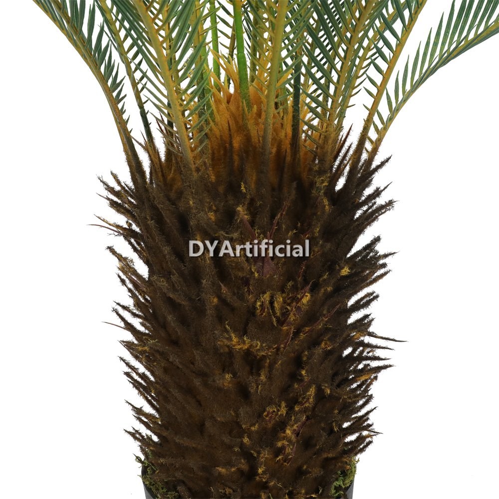 tci 21 110cm height artificial cycas tree indoor 24 leaves 6