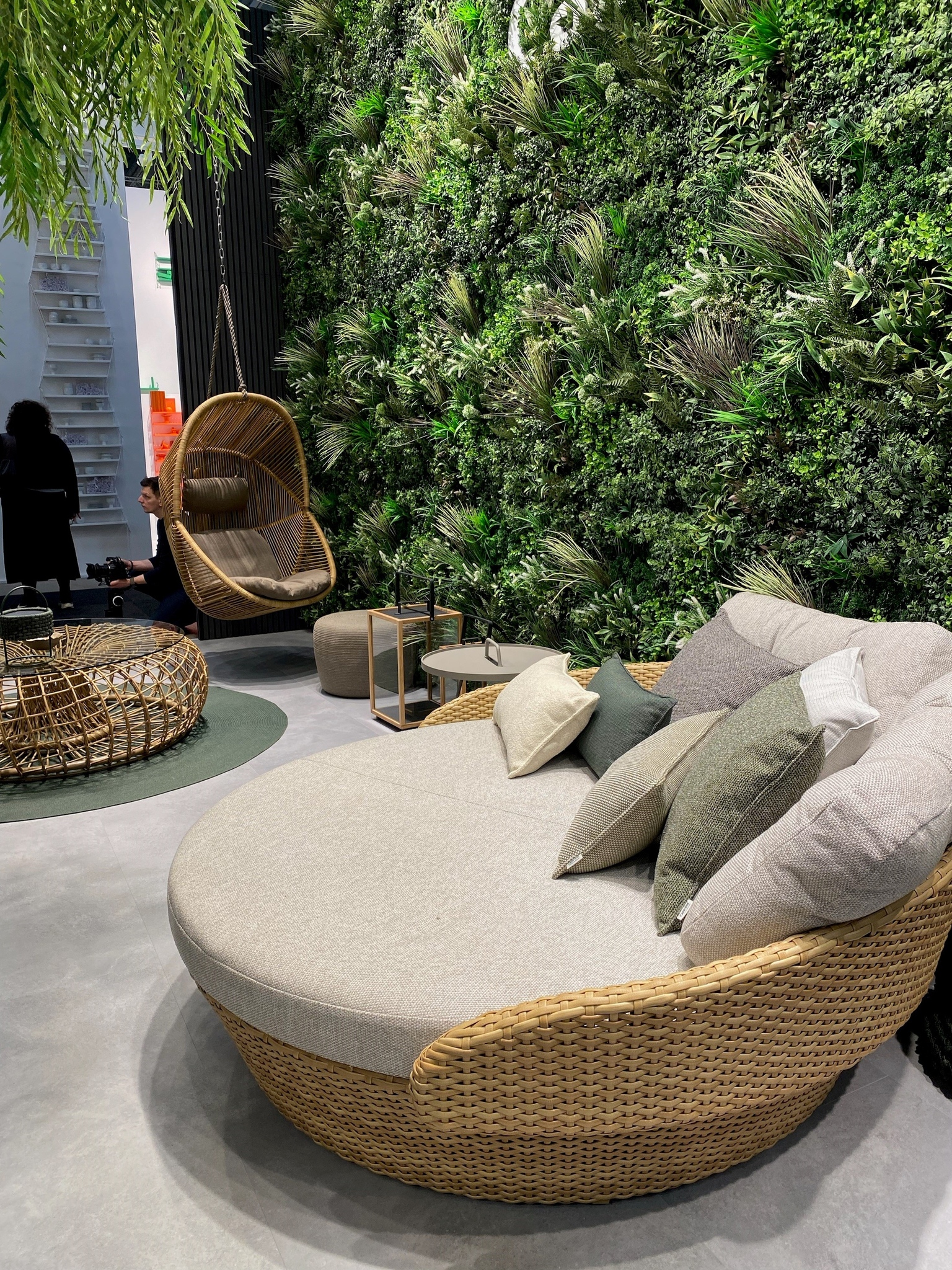 land beauty artificial plants wall panel stockholm furniture fair 1