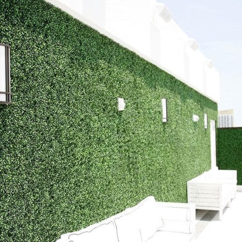 outdoor artificial ivy wall