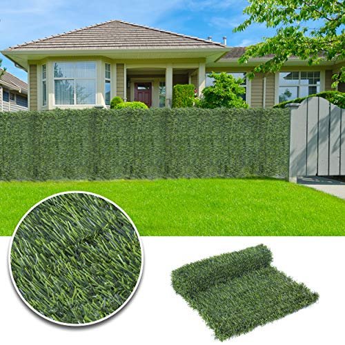 extreme artificial conifer screening hedge