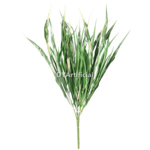 Long Stem River Grass Plant 48CM White Green UV FR