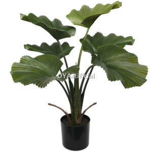 Artificial Ruffled Fan Palm 55CM Height Outdoor UV Protected
