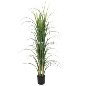 Potted Artificial Reed Grass Deluxe 150CM Green UV Protected