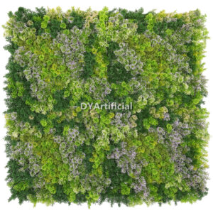 PE Moss Color Artificial Green Wall Panel 50x50CM Outdoor UV