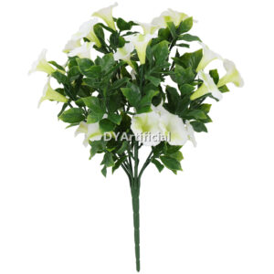 Artificial Petunia Flower Cream White 47CM UV