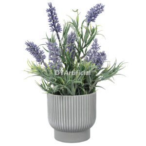 25CM Height Artificial Lavender Bonsai Indoor