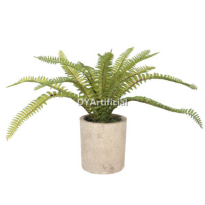 Potted Artificial Brown Fern 30CM