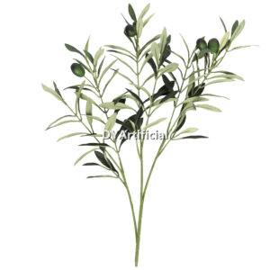 Small Artificial Olive Tree Foliage Branh 45CM Fire Retardant