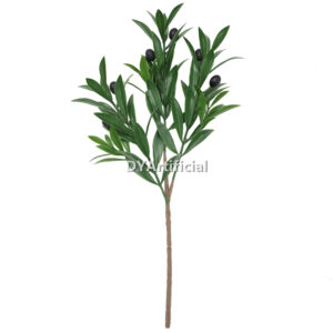 Spring Green Artificial Olive Tree Foliage 40CM Length UV