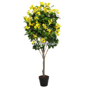 Premium Artificial Bougainvillea Tree Yellow Flowers 150CM Indoor