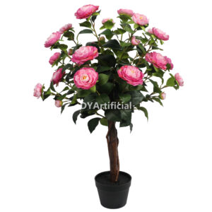 90CM Artificial Camellia Tree Purple