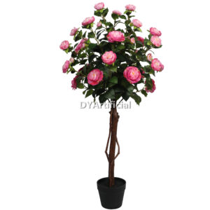 120CM Artificial Camellia Tree Purple
