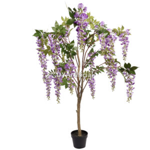 150CM Height Artificial Wisteria Tree in Purple Blue