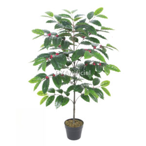 100CM Height Artificial Coffee Tree with Fruits Indoor