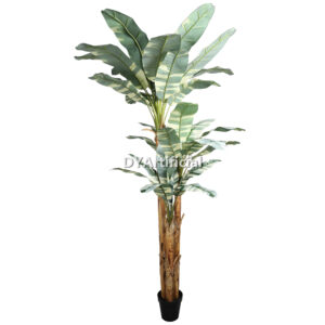 280CM Artificial Banana Tree White Green Leaves Indoor