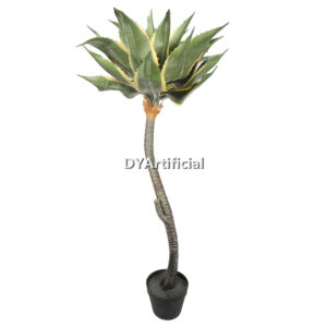 Artificial Agave Potatorum Kishoukan Plants 120CM Height Yellow Green Indoor