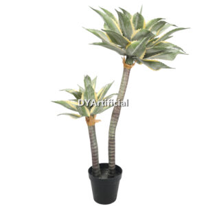 Artificial Agave Potatorum Kishoukan Plants 120CM Height Yellow Green Indoor