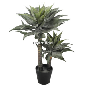 Artificial Agave Potatorum Kishoukan Plants 85CM Height Green Indoor