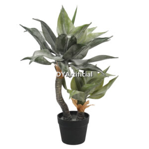 Artificial Agave Potatorum Kishoukan Plants 50CM Height Green Indoor 33 Leaves