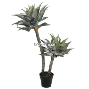 Artificial Agave Potatorum Kishoukan Plants 120CM Height Green Indoor 60 Leaves