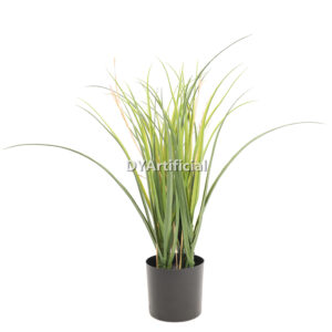 Potted Artificial Reed Grass Deluxe 60CM Green UV Protected