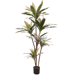 Artificial Autumn Artificial Cordyline Fruticosa 160CM Height Outdoor UV Protected