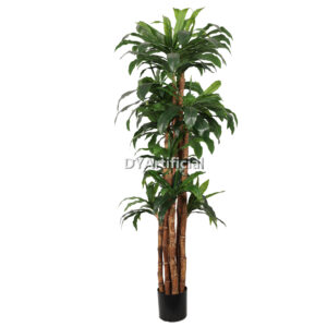 190CM Height Real Wooden Trunk Artificial Dracaena Tree Indoor
