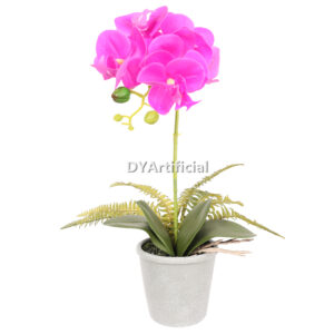 Artificial Potted Orchids RED 38CM Indoor
