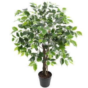 90CM Wood Trunk Ficus Tree Indoor