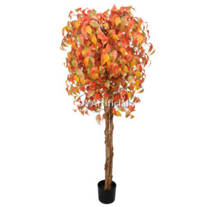 150CM Height Autumn Color Artificial Ficus Tree Indoor