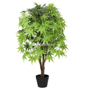 Artificial Green Maple Tree 125CM Indoor
