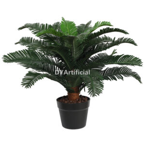 50CM Boston Fern Indoor Fabric Leaf Dark Green
