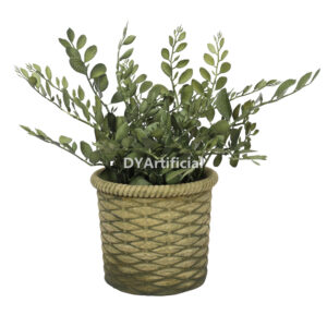 Artificial Flowers In A Pulp Basin 27CM