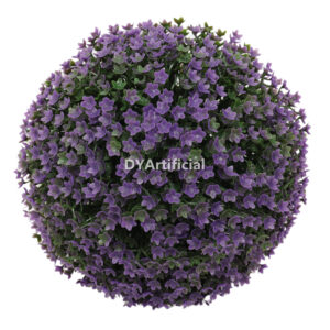 Purple Color Babysbreath Leaf Topiary Ball 15CM Diameter