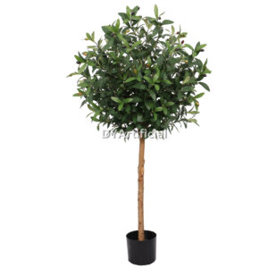 120CM Height Single Real Wooden Trunk Artificial Ficus Tree