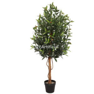 120CM Height Single Real Wooden Trunk Wrap Around Vine Artificial Ficus Tree