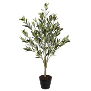 Premium Artificial Olive Tree 100CM Plastic Trunk Indoor