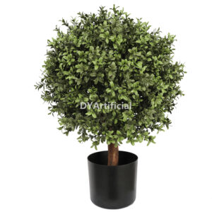 Φ 40CM 65CM Buxus Ball Tree with Short Trunk Outdoor UV Protected