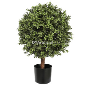 Φ 50CM 75CM Buxus Ball Tree with Short Trunk Outdoor UV Protected
