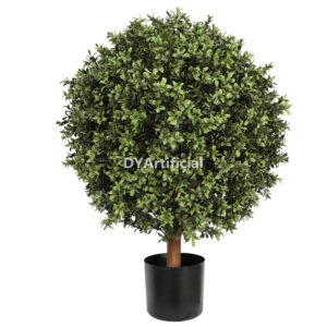 Φ 60CM 85CM Buxus Ball Tree with Short Trunk Outdoor UV Protected