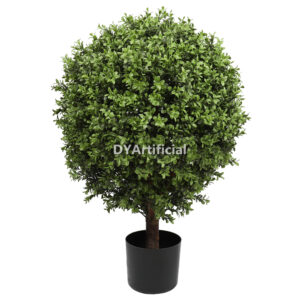 Φ 60CM 85CM Buxus Ball Tree with Short Trunk Outdoor UV Protected