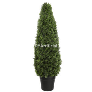 Artificial Cedar Tower Topiary 107CM Height Outdoor UV Protected