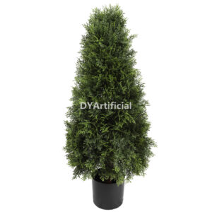 Artificial Cedar Tower Topiary Tree 90CM Outdoor UV Protected