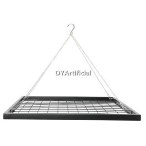 Square Hanging 50CM Powder Coated Black