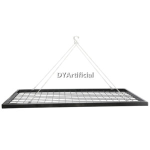Rectangle Hanging 40CM by 80CM Powder Coated Black