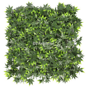 Artificial Maple Leaf Panel Green Outdoor UV